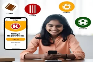 Bangladeshi user registering on Krikya via mobile, with ‘Krikya Registration’ button visible.