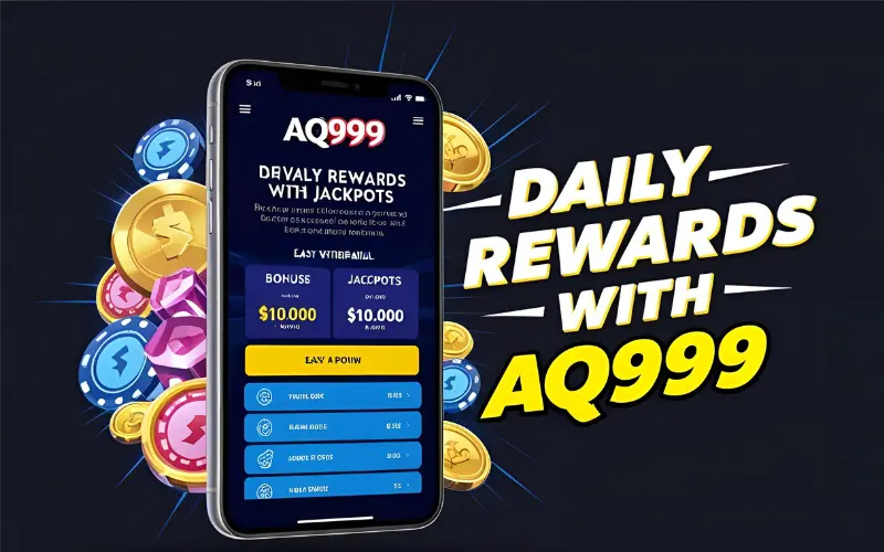 AQ999 daily bonus and rewards dashboard