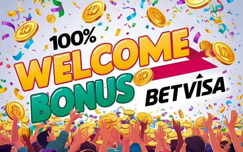 Claim Your Betvisa Bonus Today! Colorful banner showing Betvisa welcome bonus and daily rewards.